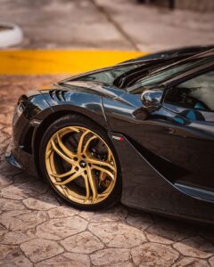 McLaren 750S with V8 engine in Cancun